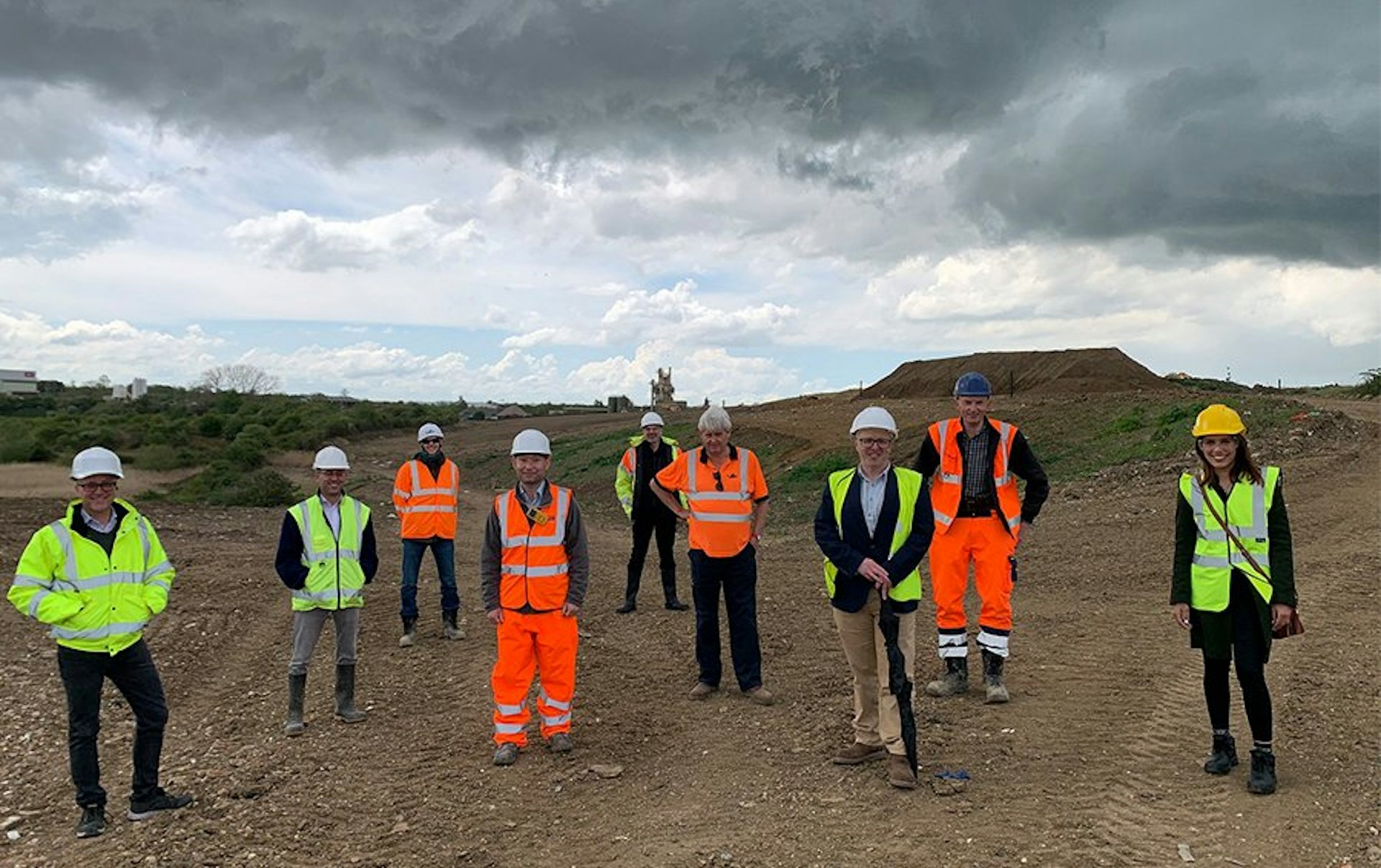 Work starts to convert former landfill site into green energy park