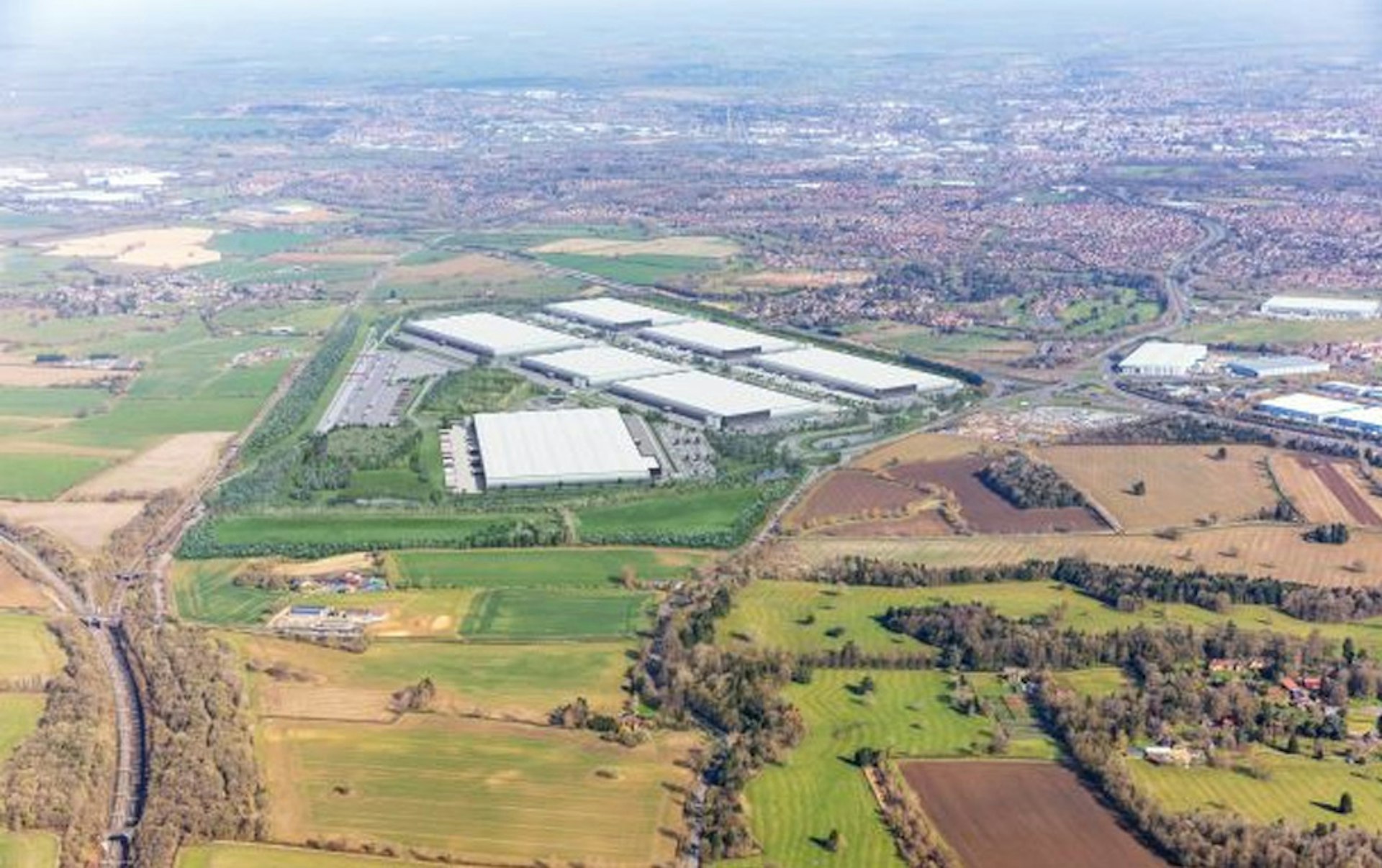 Winvic starts construction of the strategic rail freight connection at SEGRO Logistics Park Northampton Gateway