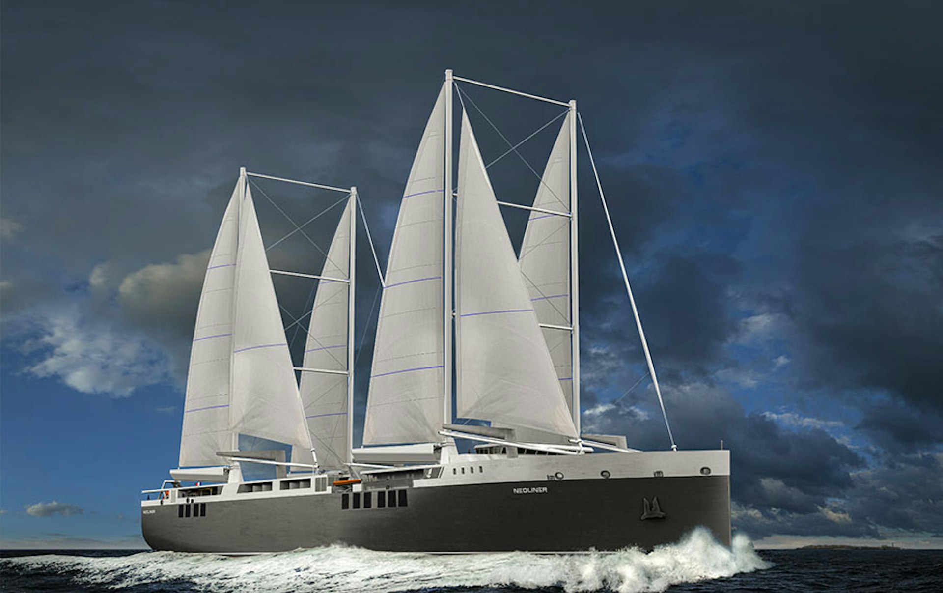 NEOLINE confirms the choice of NEOPOLIA Mobility and signs a LOI for the construction of its first 136m sailing cargo ship following a new international tender.