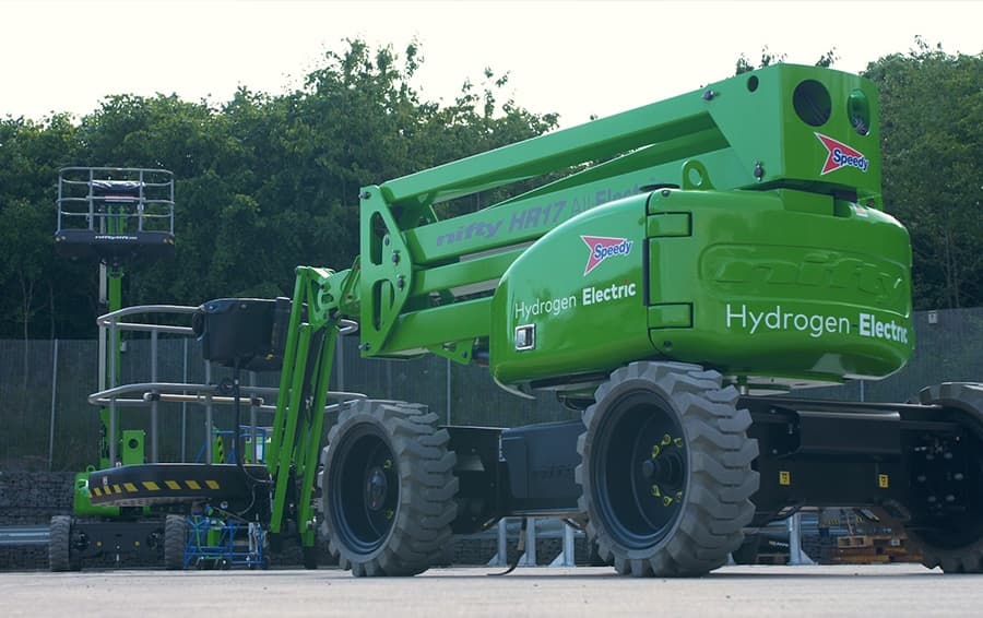 Speedy hire and Niftylift launch world-first hydrogen-electric powered access platform
